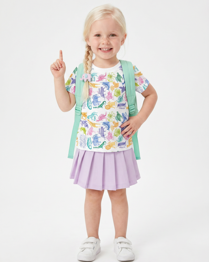 Wild Alphabet Wonders Bamboo Crewneck T-Shirt