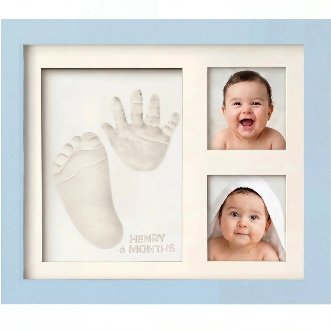 Baby Handprint & Footprint Keepsake Solo Frame