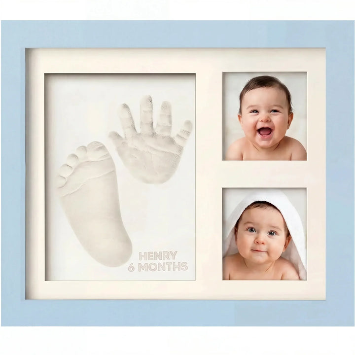 Baby Handprint & Footprint Keepsake Solo Frame