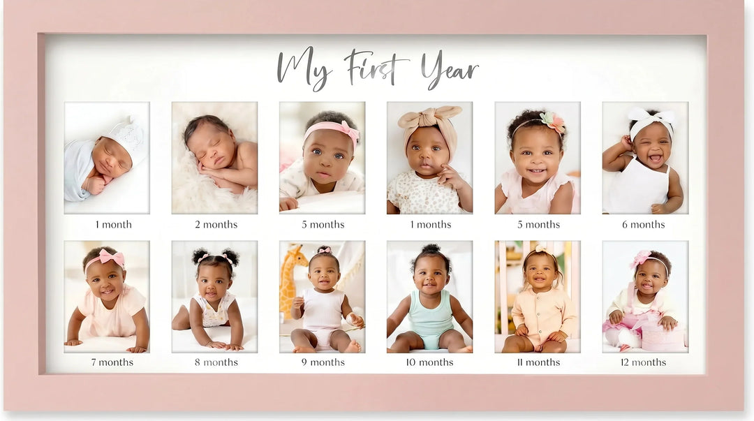 Baby's First Year Picture Frame