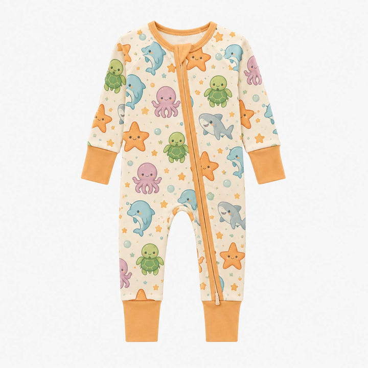 Cute Ocean Friends Bamboo Convertible Zippy