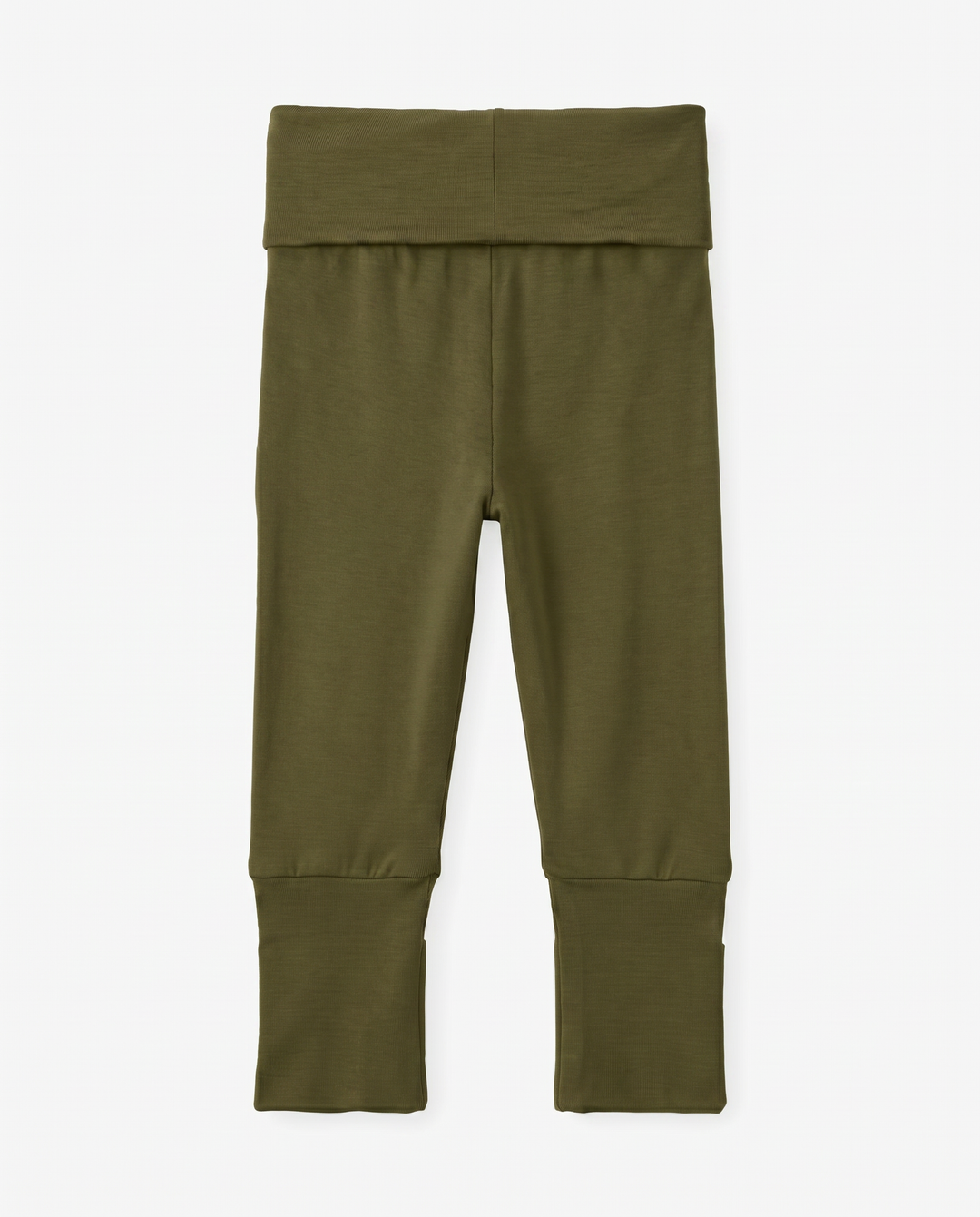 Solid Color Bamboo Fold Over Legging