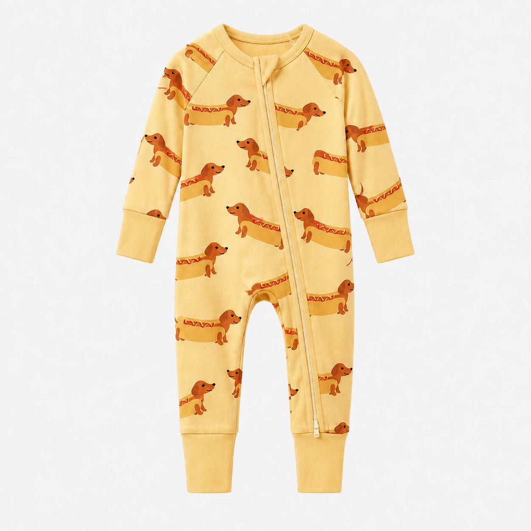 Dachshund Hot Dog Bamboo Convertible Zippy