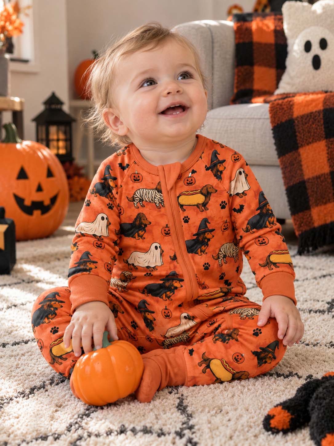 Dachshund Spooky Halloween Parade Bamboo Convertible Zippy – Zumbamboo