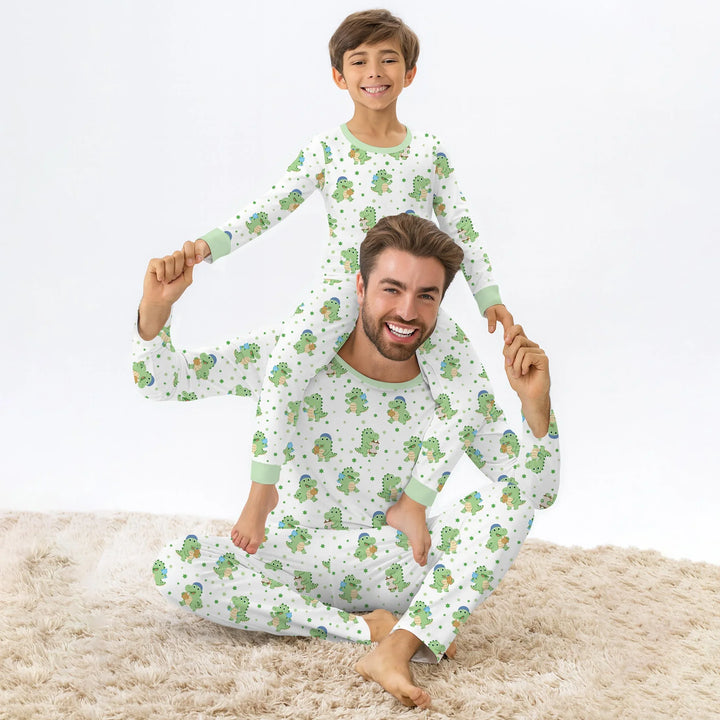 Shabbat Dinosaur Men's Pajama Set