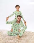 St. Patrick's Day Puppies Bamboo Men's Pajama Set