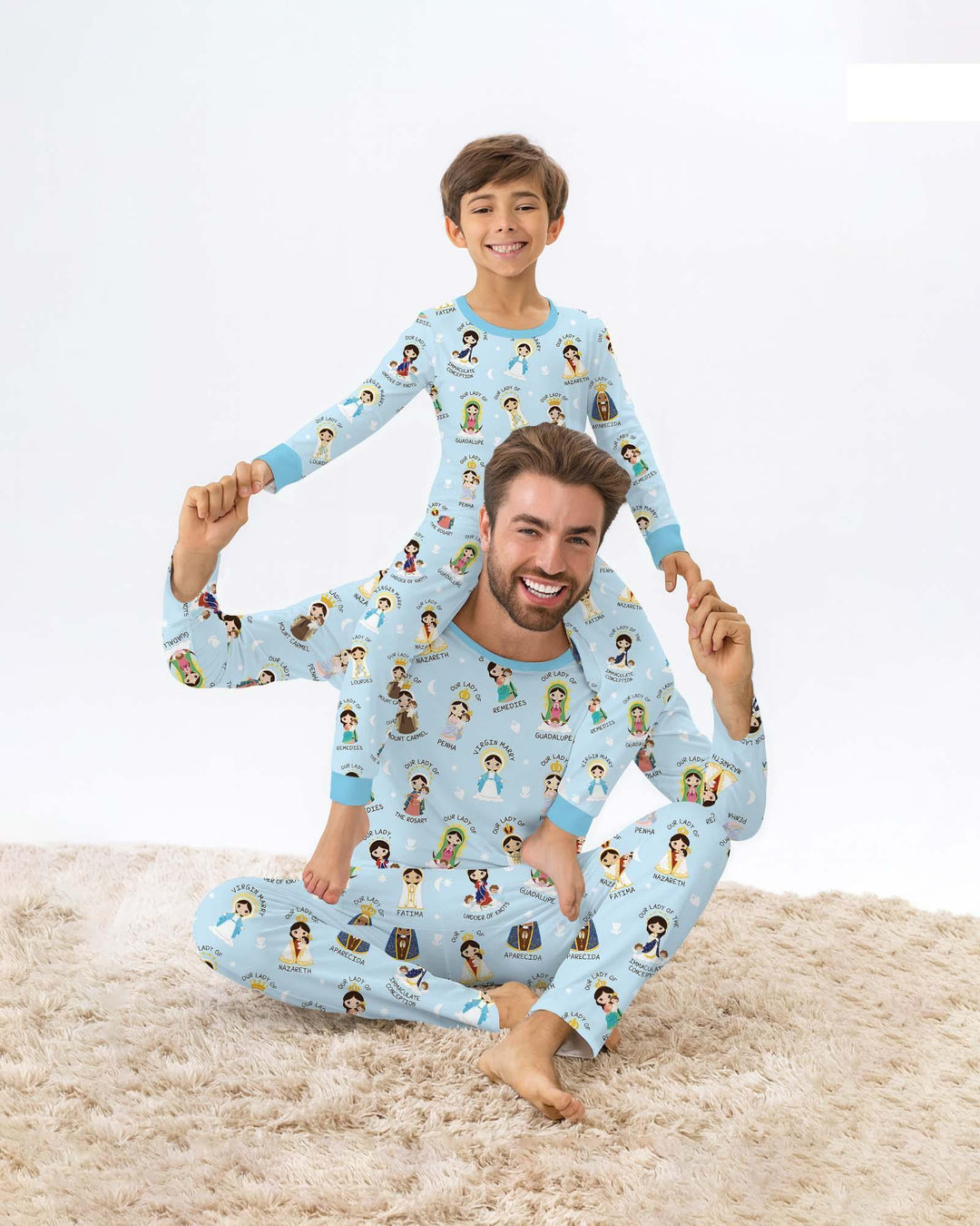 Little Marian Blessings Men's Pajama Set