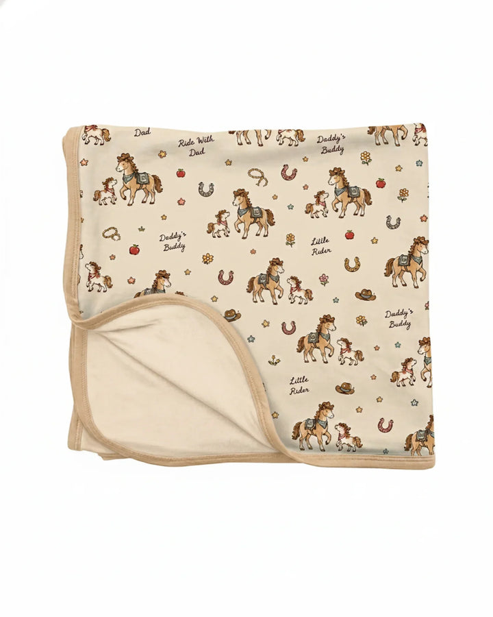 Daddy's Buddy Bamboo Blanket
