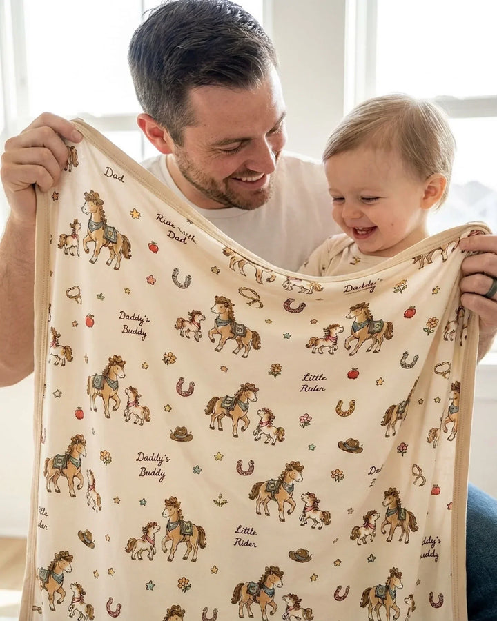 Daddy's Buddy Bamboo Blanket