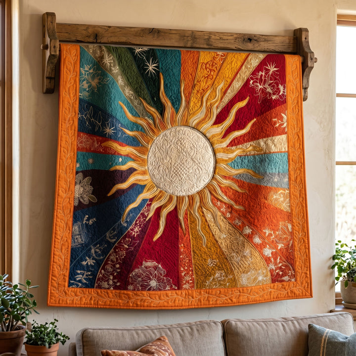 Daylight Bloom Bamboo Quilt Blanket