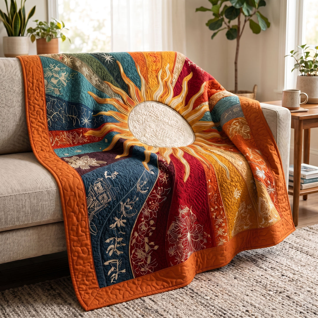 Daylight Bloom Bamboo Quilt Blanket