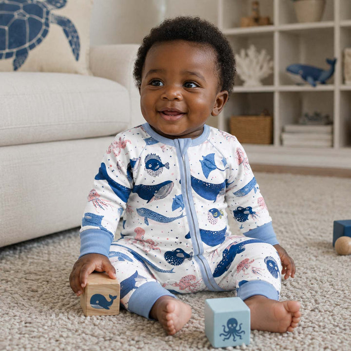 Deep Sea Friends Bamboo Convertible Zippy