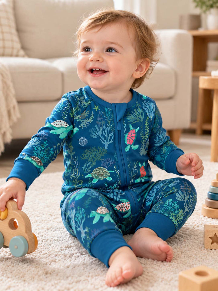 Deep Sea Turtle Bamboo Convertible Zippy