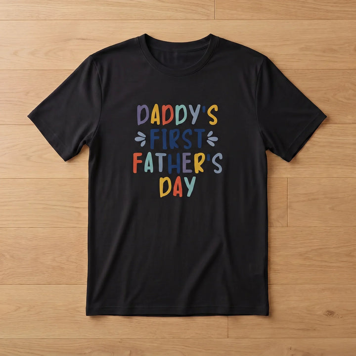Daddy's First Father's Day Bamboo Men T-Shirt