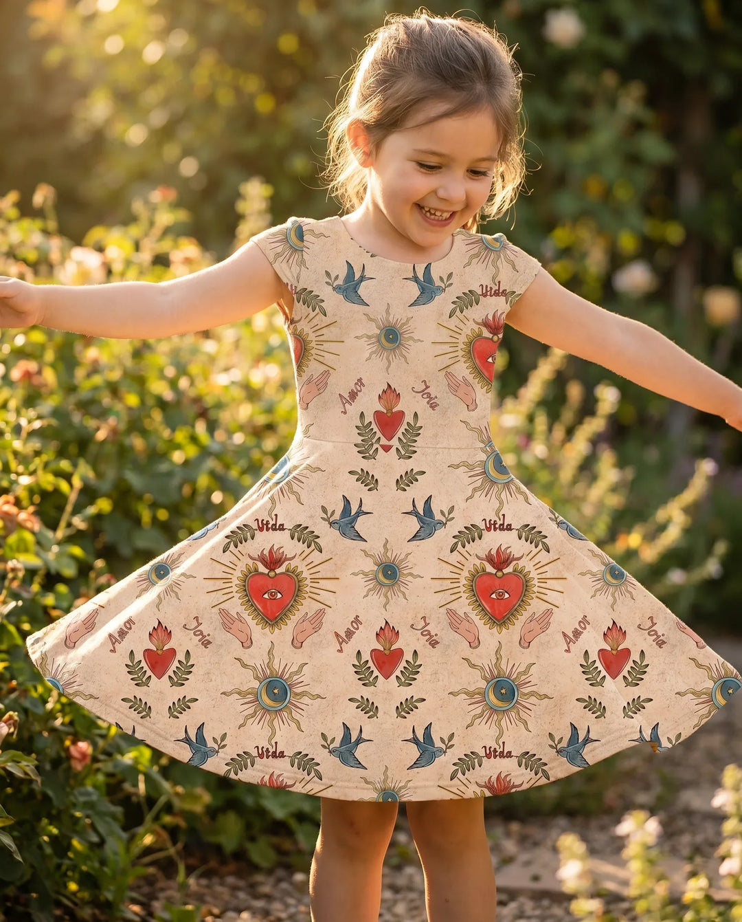 Sacred Heart Spirits Bamboo Twirl Dress