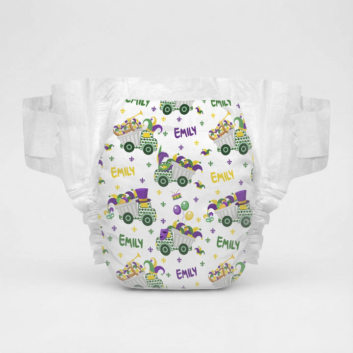 Mardi Gras Trucks Diapers