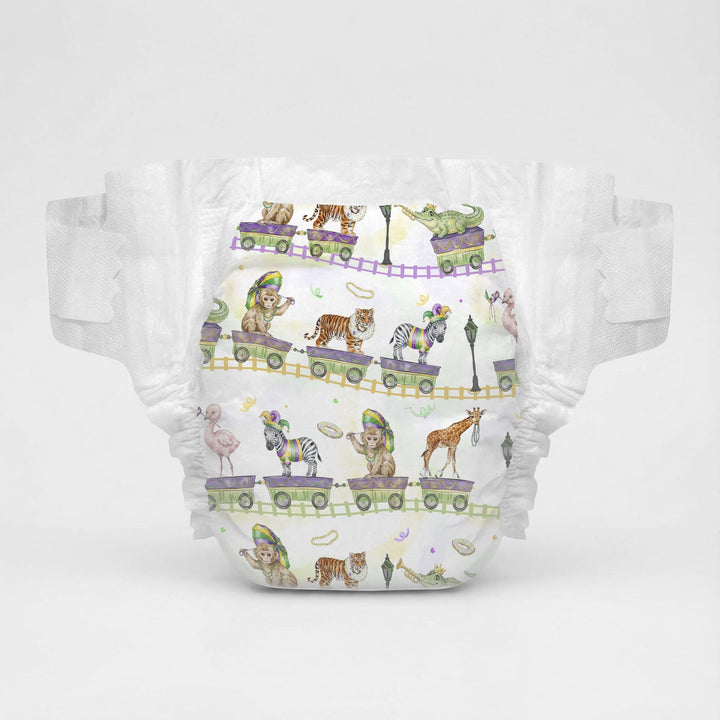 Mardi Gras Jungle Krewe Diapers