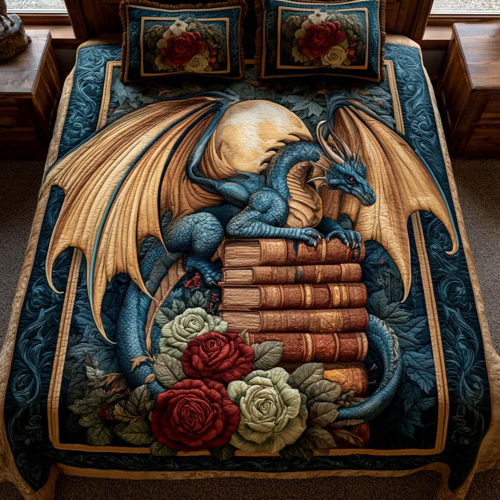 Dragon Honor Bamboo Quilt Bedding Set