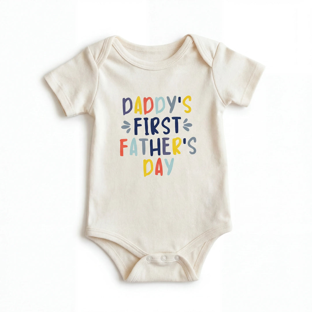 Daddy's First Father's Day Bamboo Bodysuit
