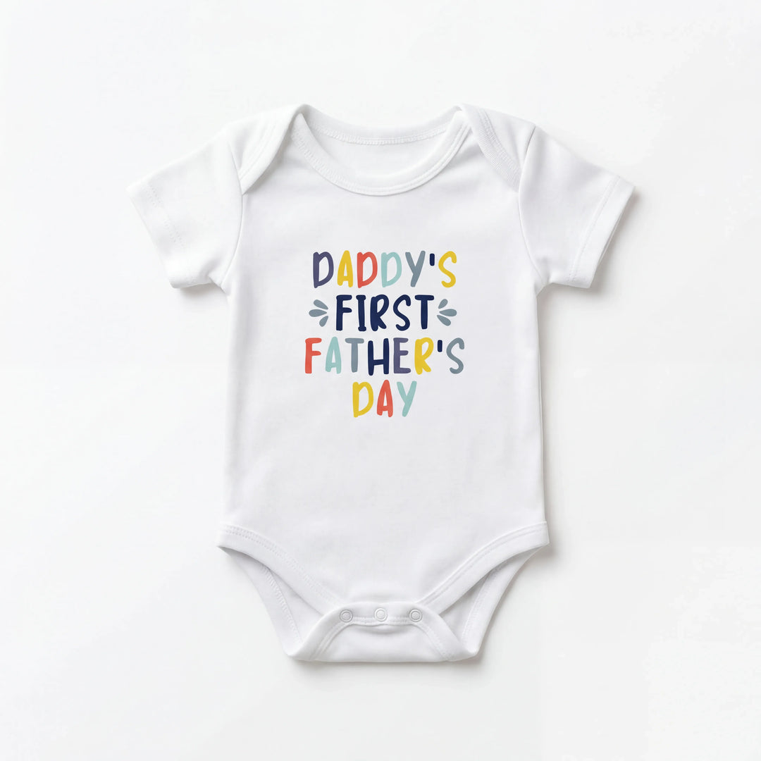 Daddy's First Father's Day Bamboo Bodysuit