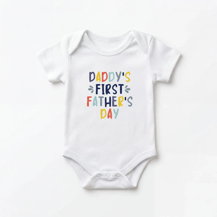 Daddy's First Father's Day Bamboo Bodysuit