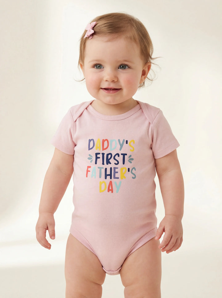 Daddy's First Father's Day Bamboo Bodysuit