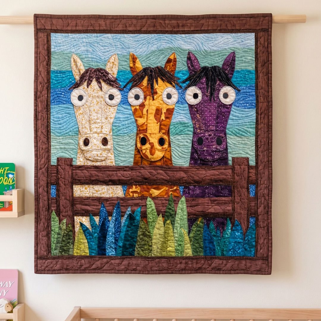 Dreamy Horse Bamboo Quilt Blanket