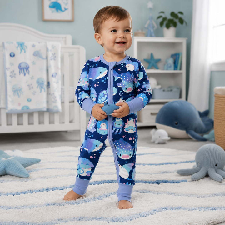 Dreamy Ocean Creatures Bamboo Convertible Zippy