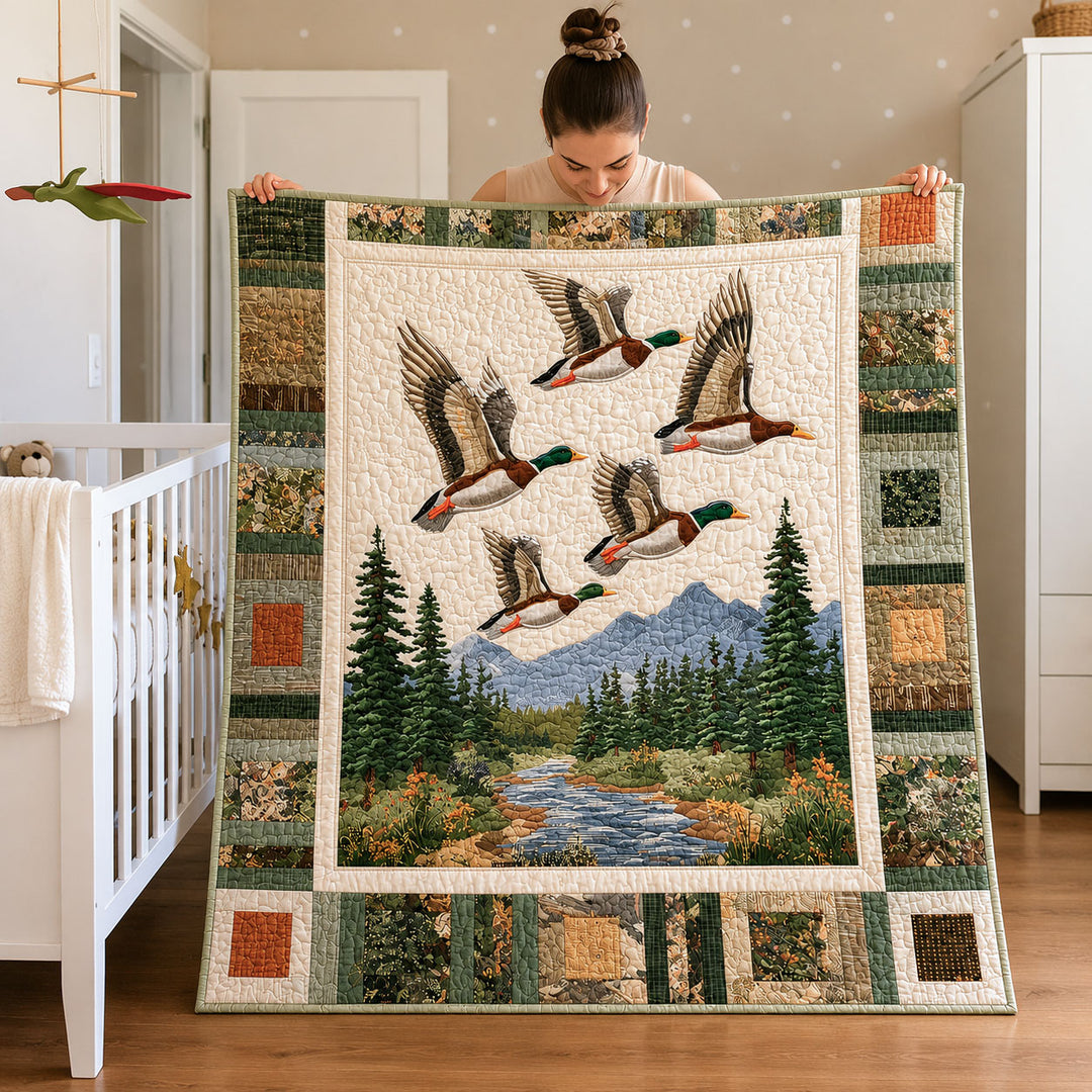 Duck Haven Bamboo Quilt Blanket