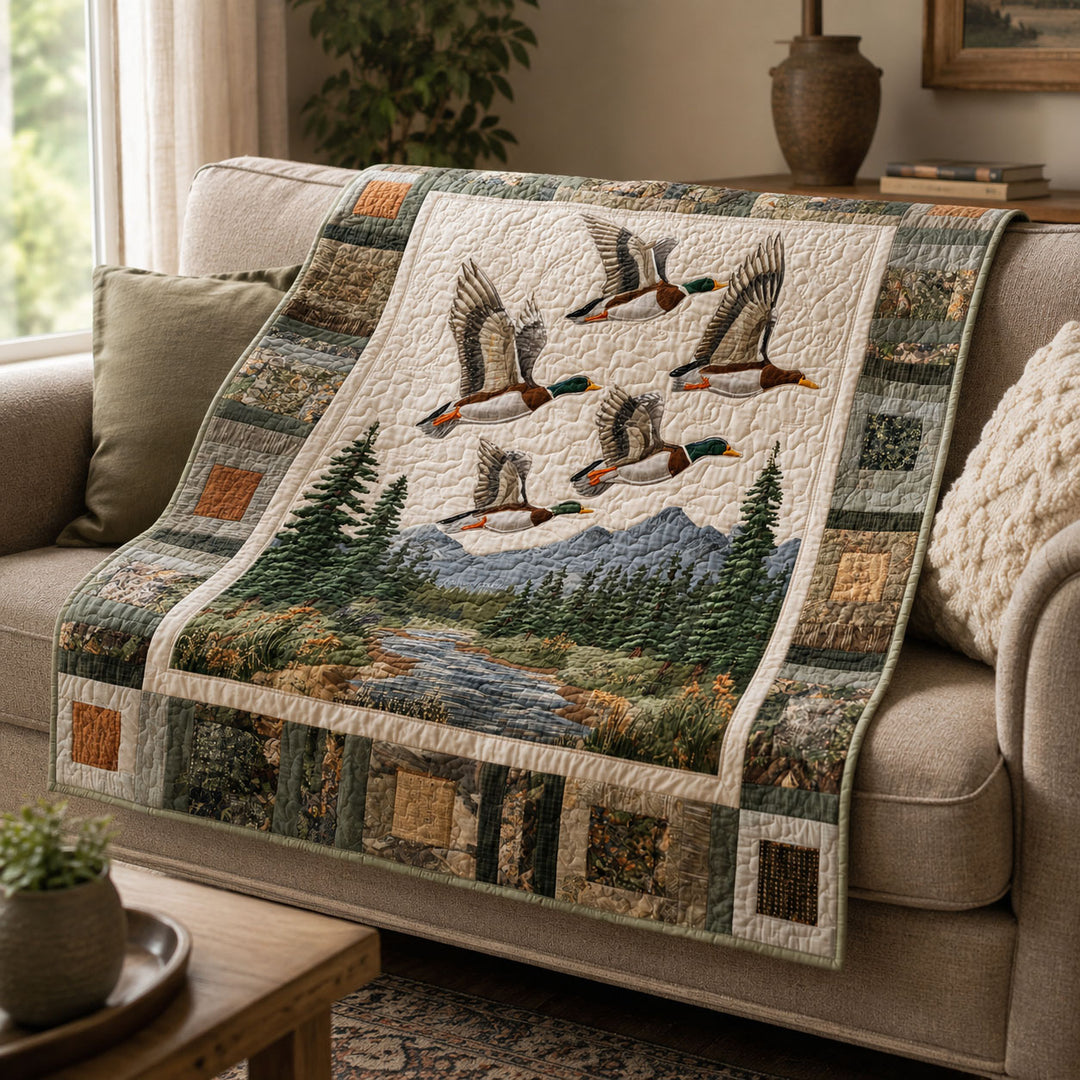 Duck Haven Bamboo Quilt Blanket