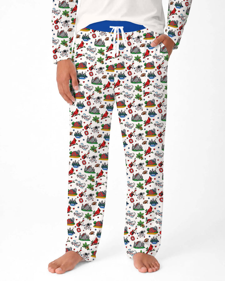 Someone in Ohio Loves Me Bamboo Men's Pajama Set