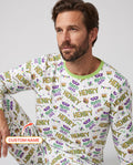 Custom Name Make your own Mardi Gras Bamboo Men's Pajama Set