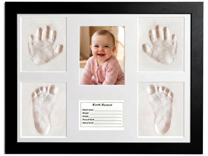 Wooden Baby Handprint & Footprint Nursery Frame