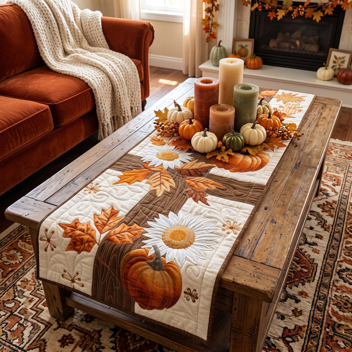 Faithful Fall Quilt Table Runner