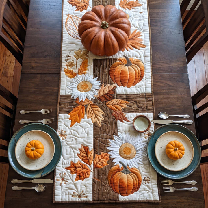 Faithful Fall Quilt Table Runner