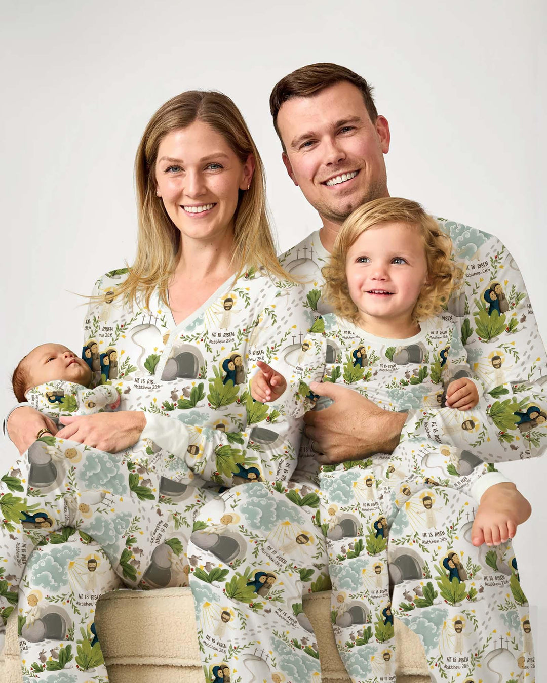 He Is Risen Men's Pajama Set