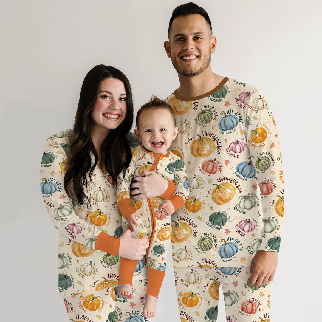 Christian Thanksgiving Men's Pajama Set , Christian Thanksgiving Men's Pajama Set - Only Shirt / XS / Chocolate Brown