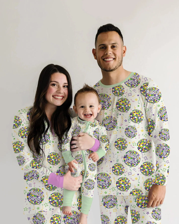 Mardi Gras Disco Ball Women Pajama Set