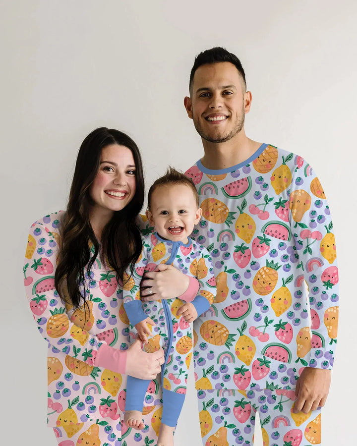 Plantilla de conjunto de pijama de mujer de bambú