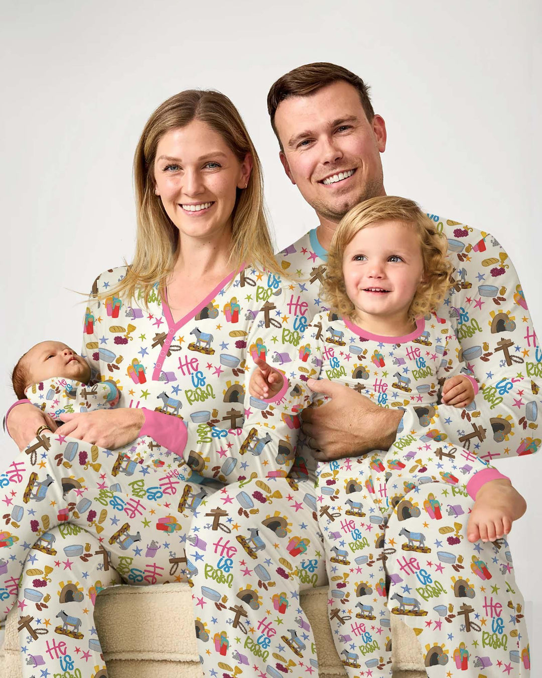 Bible Story Easter Family Matching Women Pajama Set