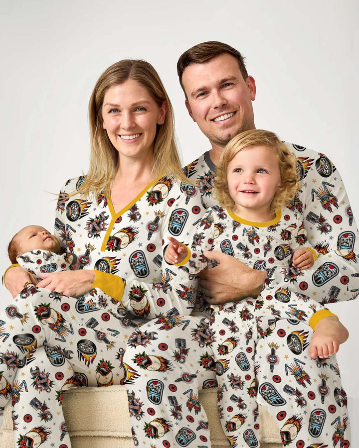 Born to Ride Together Family Matching Bamboo Convertible Zippy