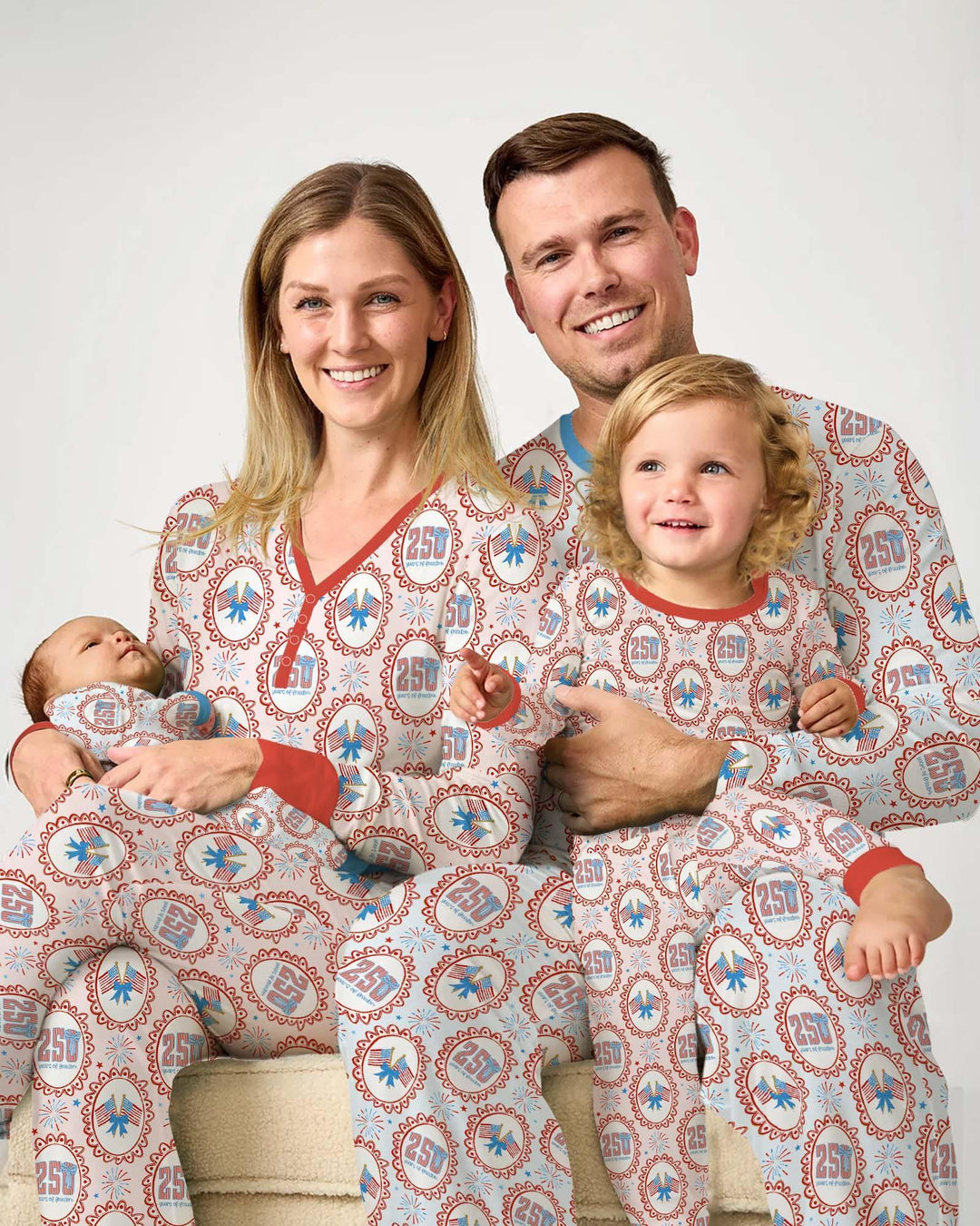 Patriotic Coquette Bamboo Women Pajama Set