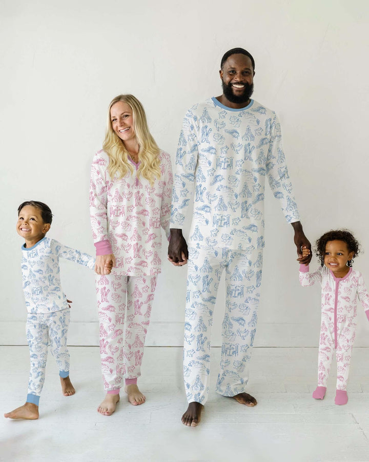 Vorlage Herren-Pyjama-Set