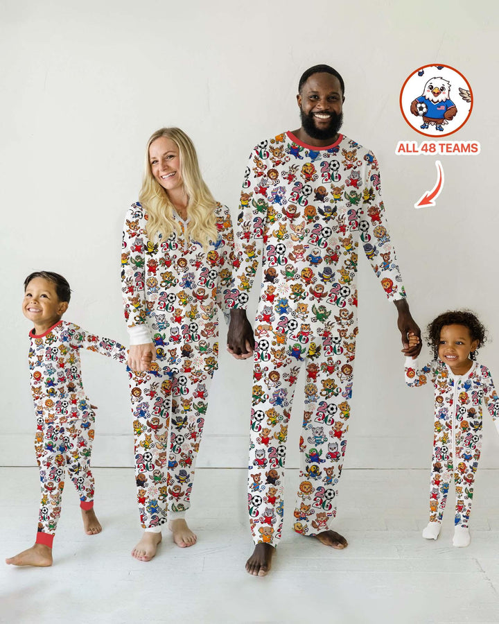 Plantilla de conjunto de pijama de mujer de bambú