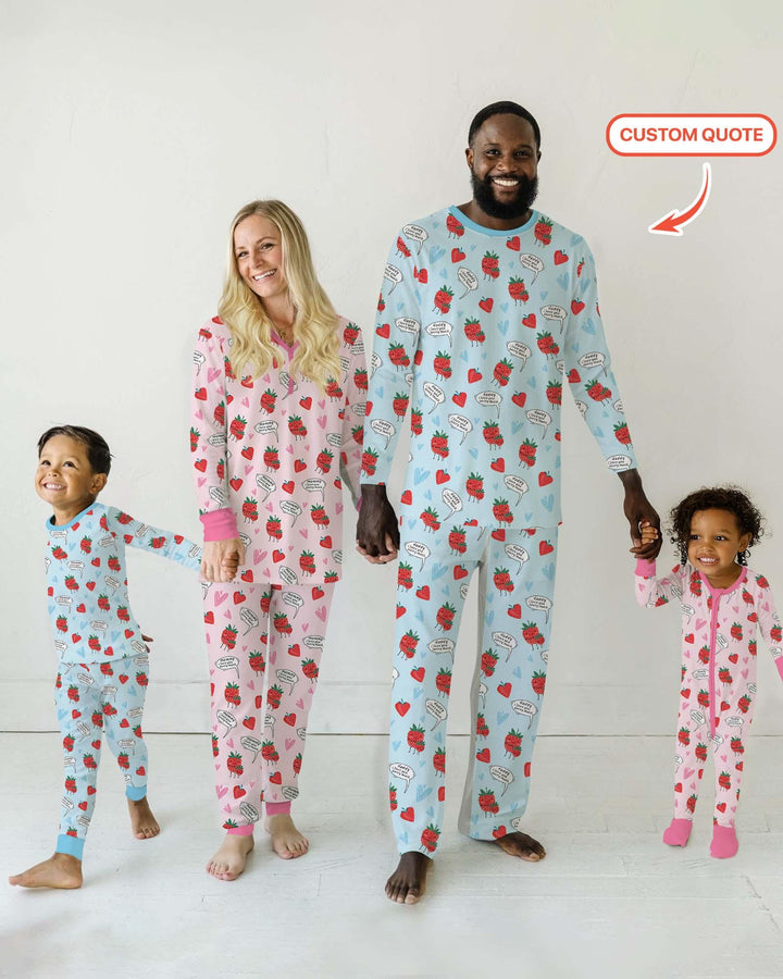 I love you berry much Men's Pajama Set