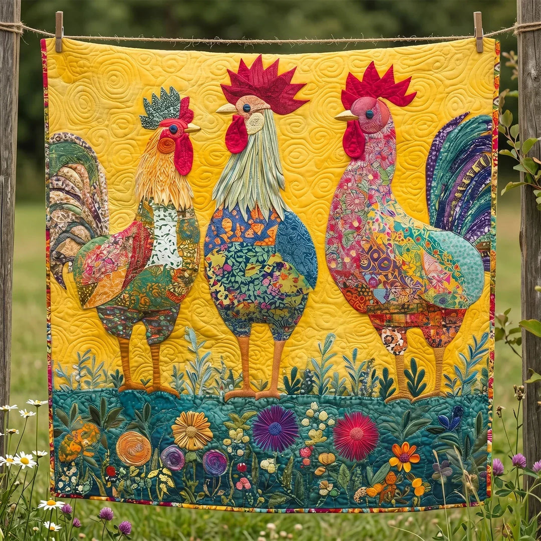 Farm Life Bamboo Quilt Blanket