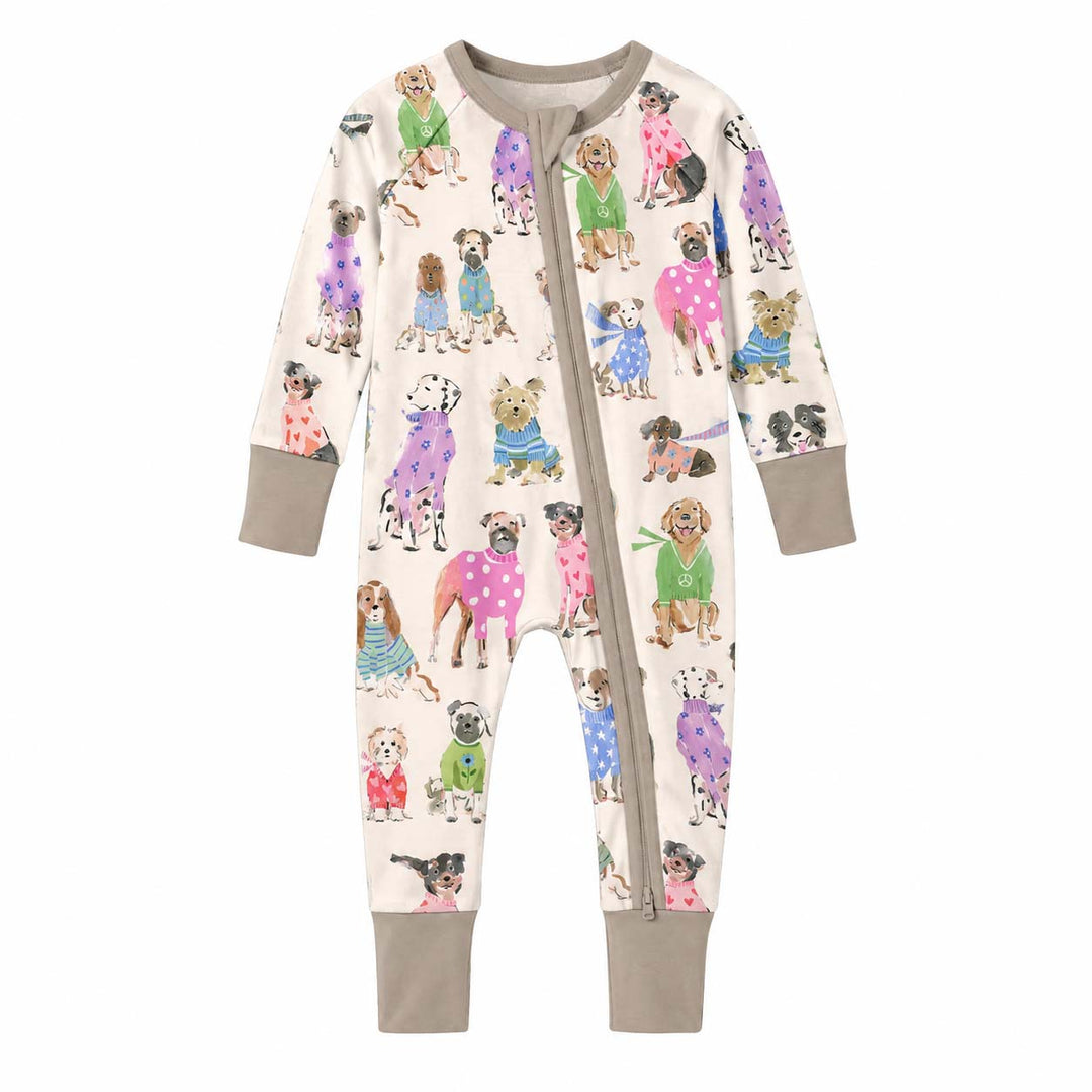 Fashionable Sweater Dogs Bamboo Convertible Zippy