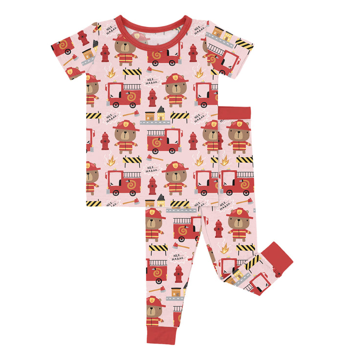 Firefighter Bears Kid Bamboo Pajama