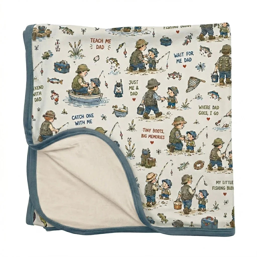 Fishing Buddy Bamboo Blanket