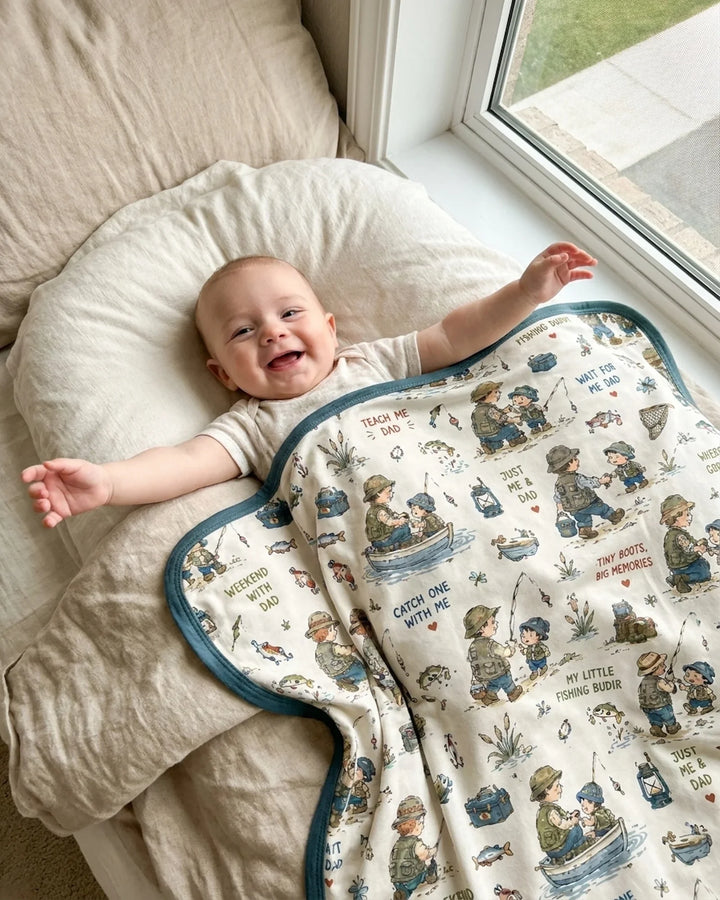Fishing Buddy Bamboo Blanket